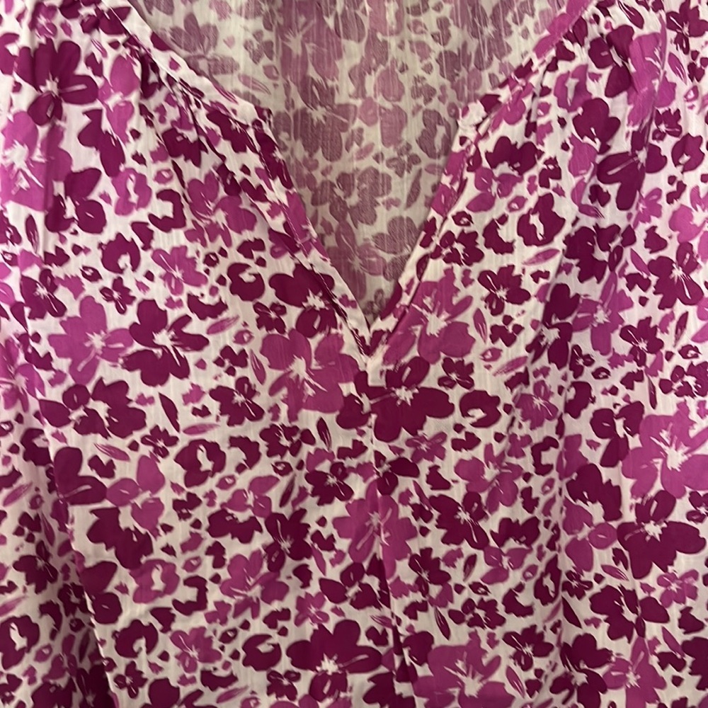 Purple hibiscus tank - Picture 2 of 2